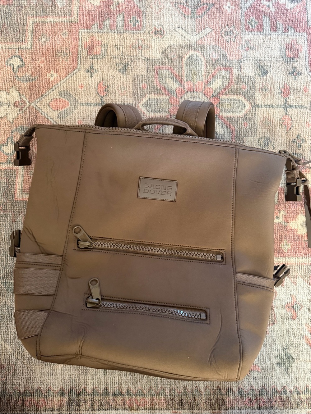 Dagne Dover Chocolate Brown Backpack or Diaper Bag